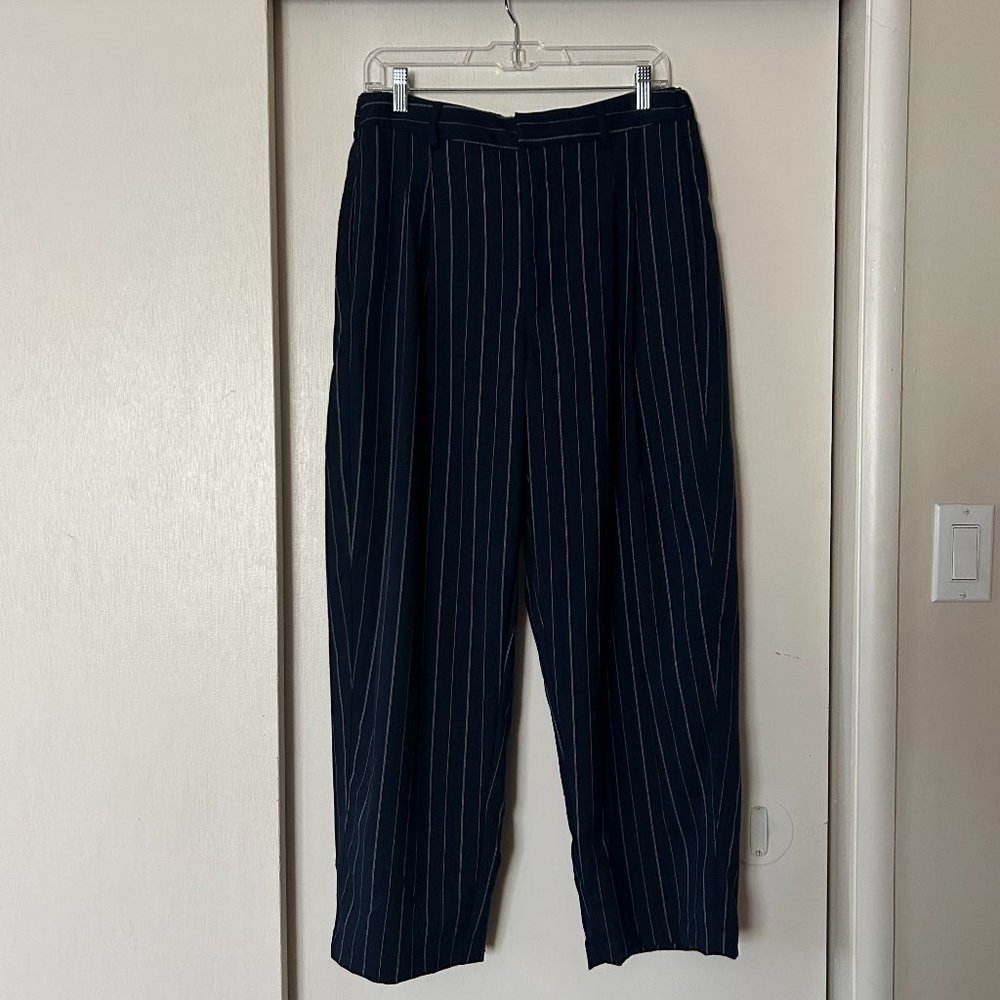 Urban Outfitters Navy with White Stripes Pants Size Large